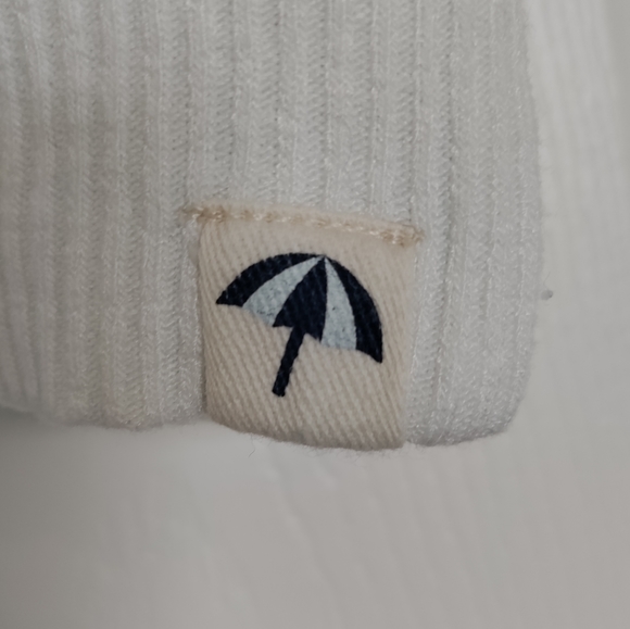 SPLENDID x GRAY MALIN Shoreline striped Misses size S short sleeve hoodie - Picture 4 of 6